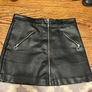 Leather skirt